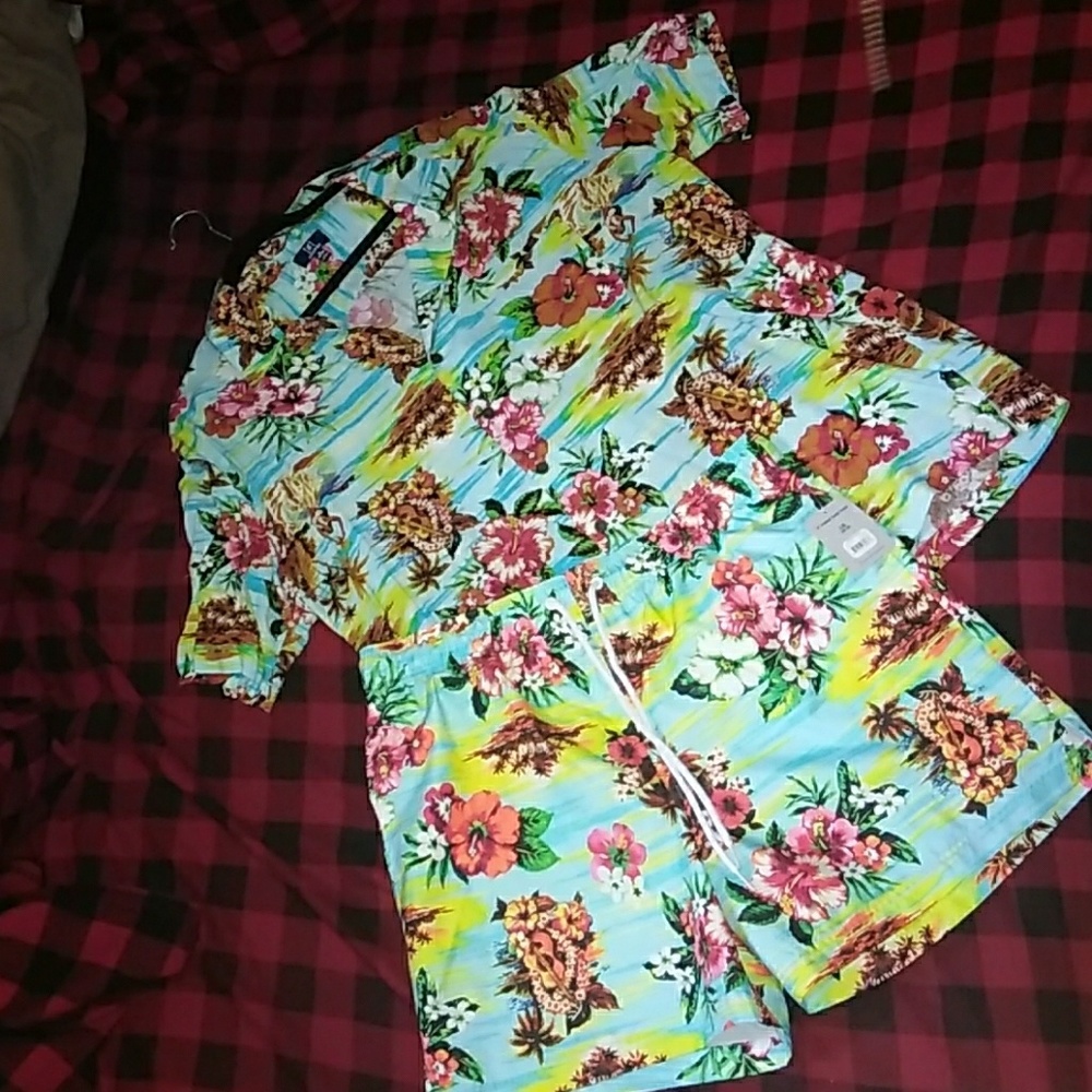 Matching Cabana swimsuit set.